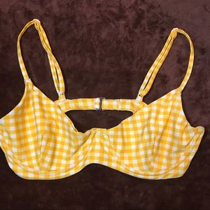 Blackbough Swim Willow Top  / Marigold Gingham / M